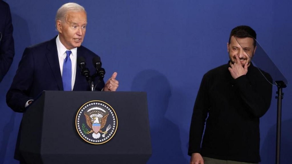 Video: Se le cruzan los cables a Biden… confunde a Zelensky con Putin y llama a Kamala ‘vicepresidenta’ Trump