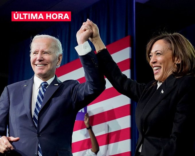 Formalizan candidatura de Kamala Harris tras salida de Joe Biden