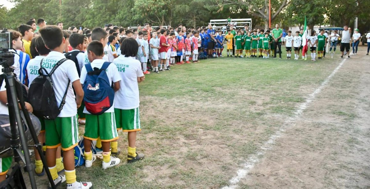 Listo Guasave para recibir el estatal de la categoría osos en el futbol infantil