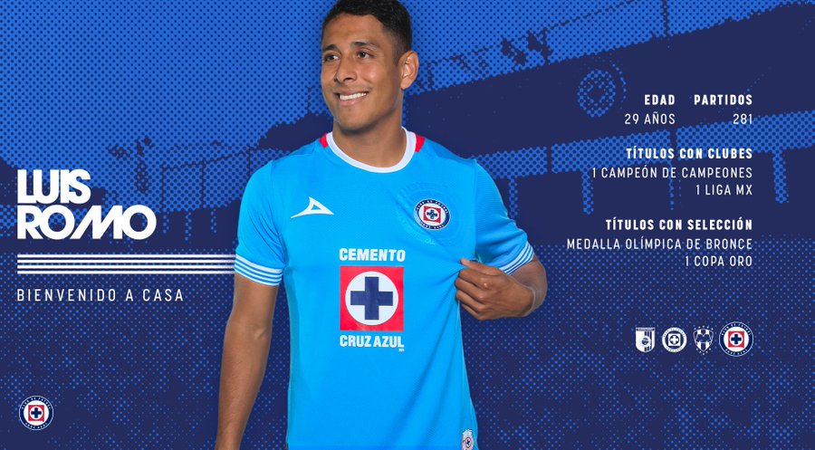 Luis Romo es la nueva contratación del Cruz Azul
