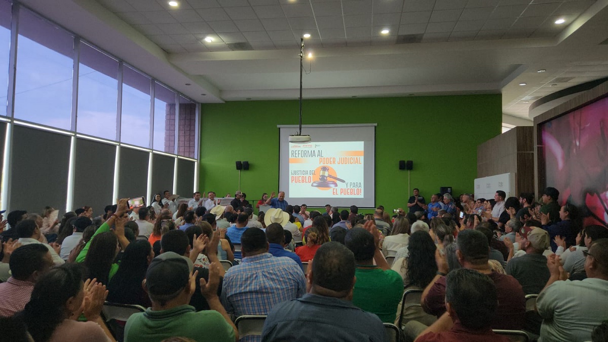 ¡Sí a la Reforma al Poder Judicial! Con mesa de diálogo en Guasave promueven la iniciativa