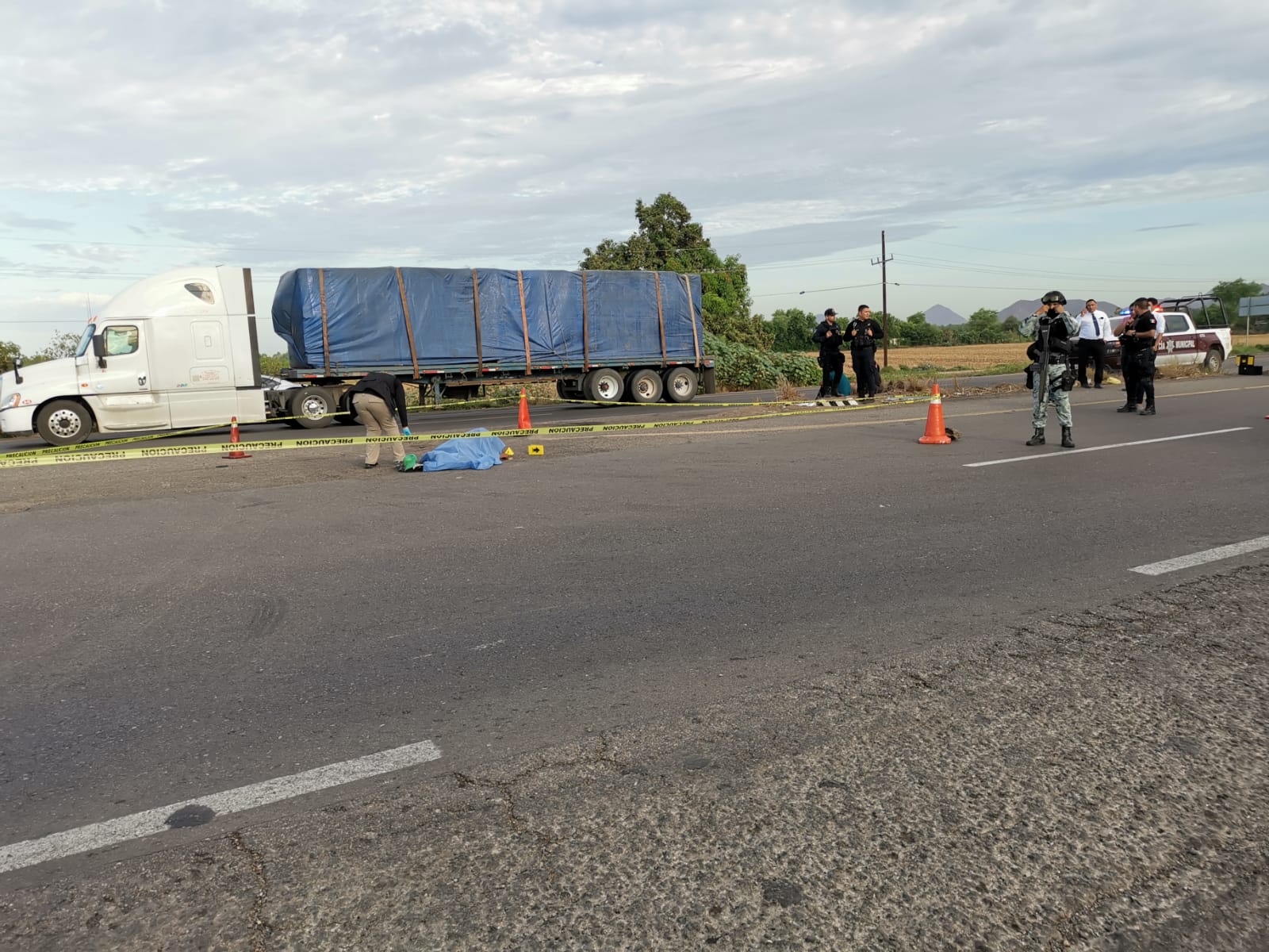 Vecino de San Miguel Zapotitlán, Ahome, muere arrollado por un vehículo