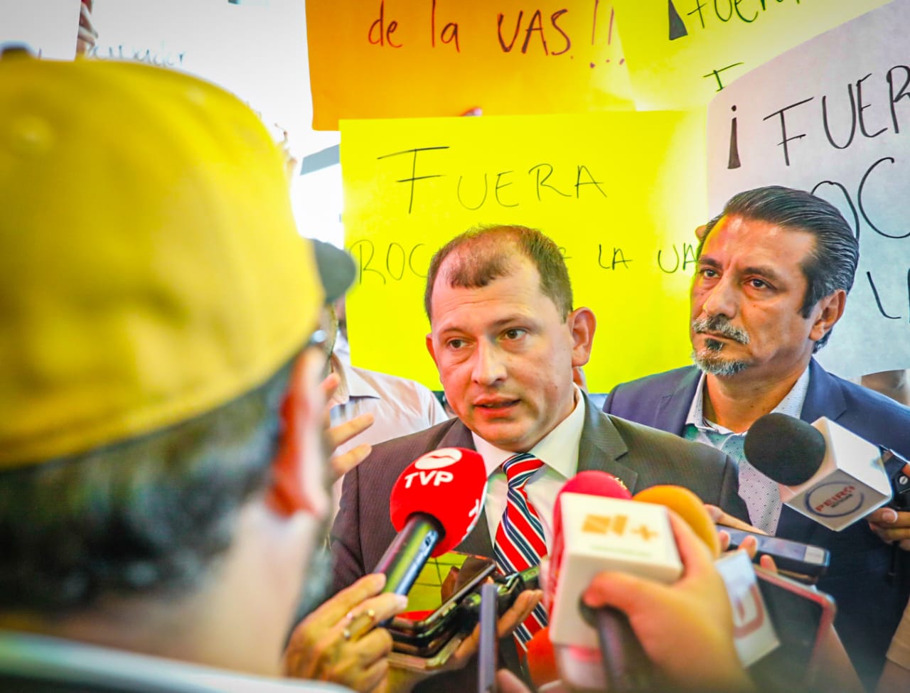 ‘Vamos a reportar directamente a la SEGOB todos los excesos en contra de la UAS’: Robespierre Lizárraga