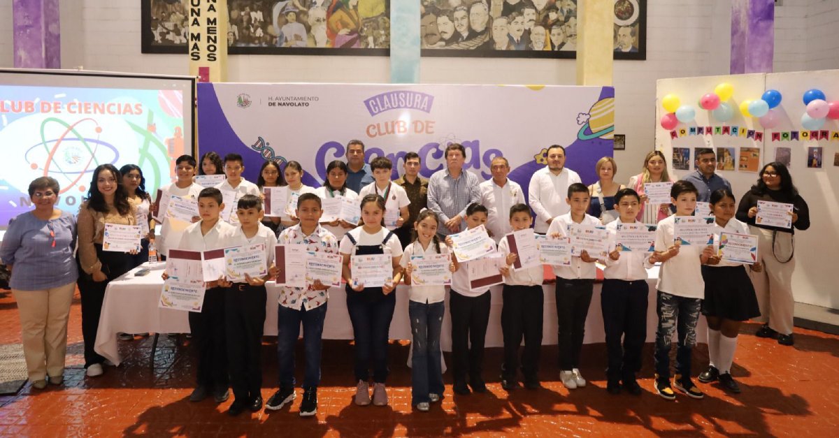 Se gradúan alumnos del Club de Ciencias de Navolato