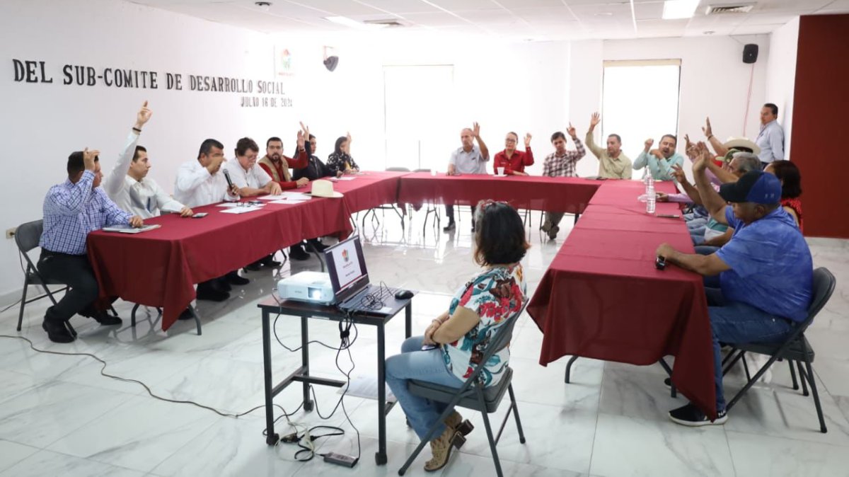 Aprueba Subcomité de Desarrollo Social de Navolato, más de 7 mdp para obras con sentido social