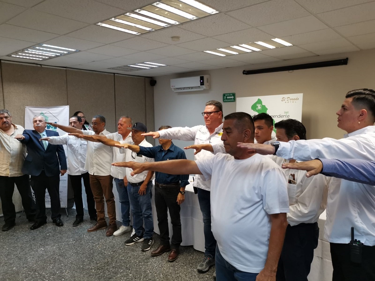 Toman protesta la nueva asociación de comunicadores Periodismo Independiente en Sinaloa A.C.