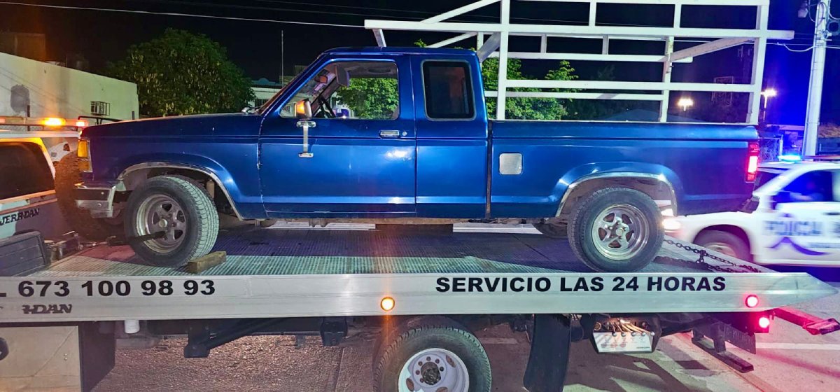 Tras operativo, la DSPyTM de Salvador Alvarado, logra recuperar dos vehículos con reporte de robo