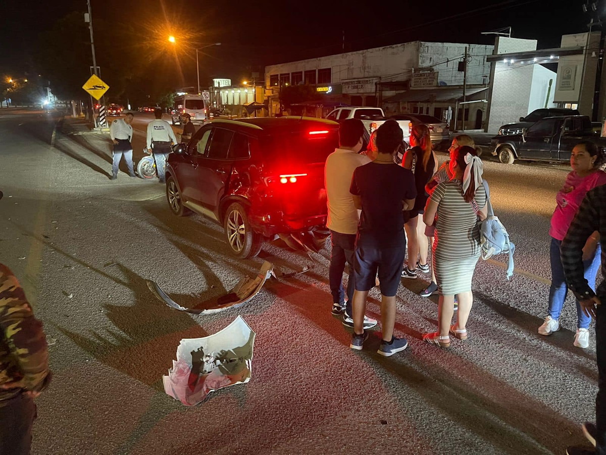 Choque en Villa Unión deja tres lesionados, entre ellos  un bebé