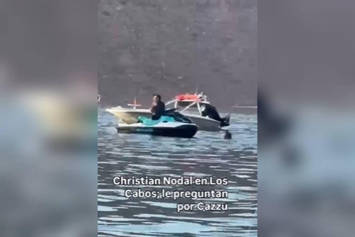 Video | ¿Y la Cazzu, mi apá? Así cuestionan fans a Christian Nodal en Los Cabos
