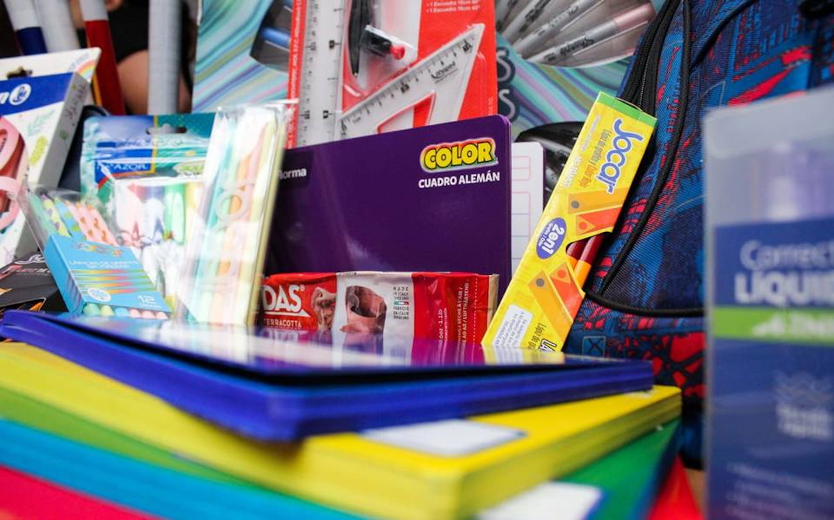 útiles escolares para el regreso a clases