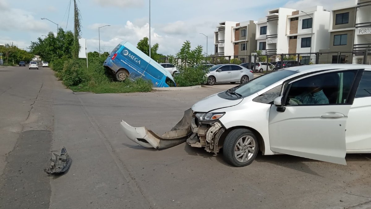 Accidente en Hacienda El Seminario deja tres lesionados, incluidos dos menores de edad en Mazatlán