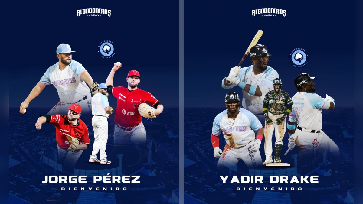 Yadir Drake regresa a los Algodoneros de Guasave para la próxima temporada de la LMP