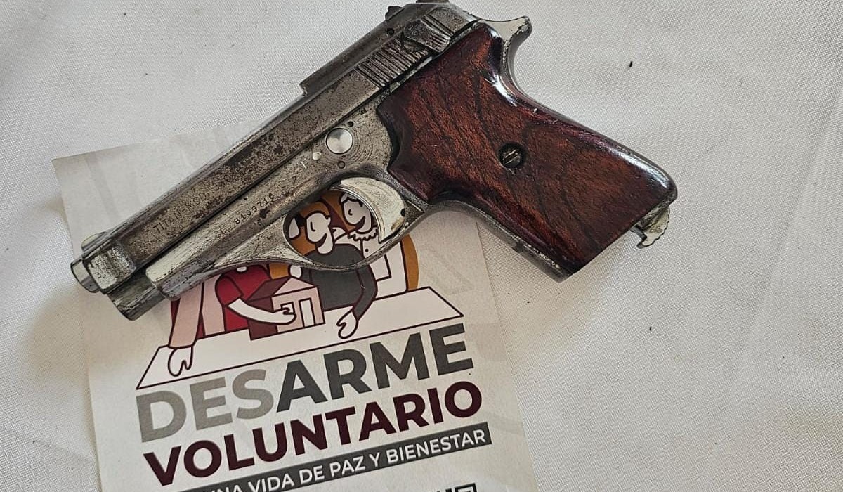 Cierra Desarme Voluntario con 11 armas y una granada recuperada en Mazatlán