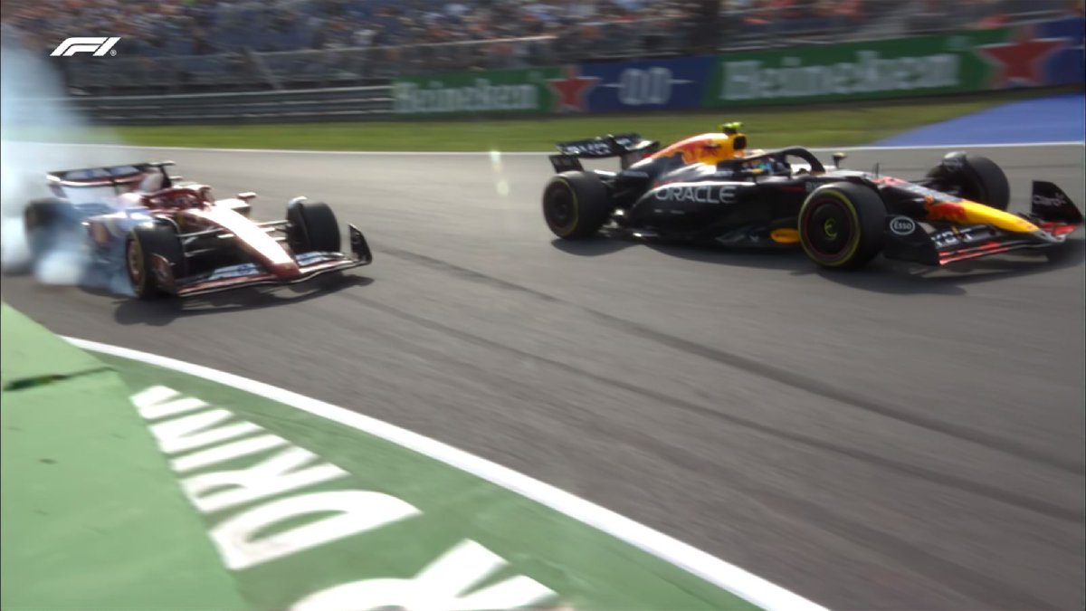 Sergio Pérez con problemas en el RB20 y es 12vo en prácticas libres del GP de Países Bajos