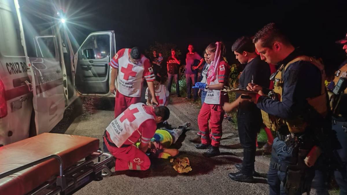 Choque de motos en Guasave deja un hombre lesionado