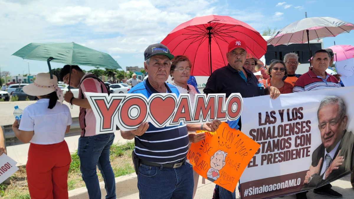 De la costa, sierra y el valle; en camiones o a pie, sinaloenses se dieron cita en evento de AMLO