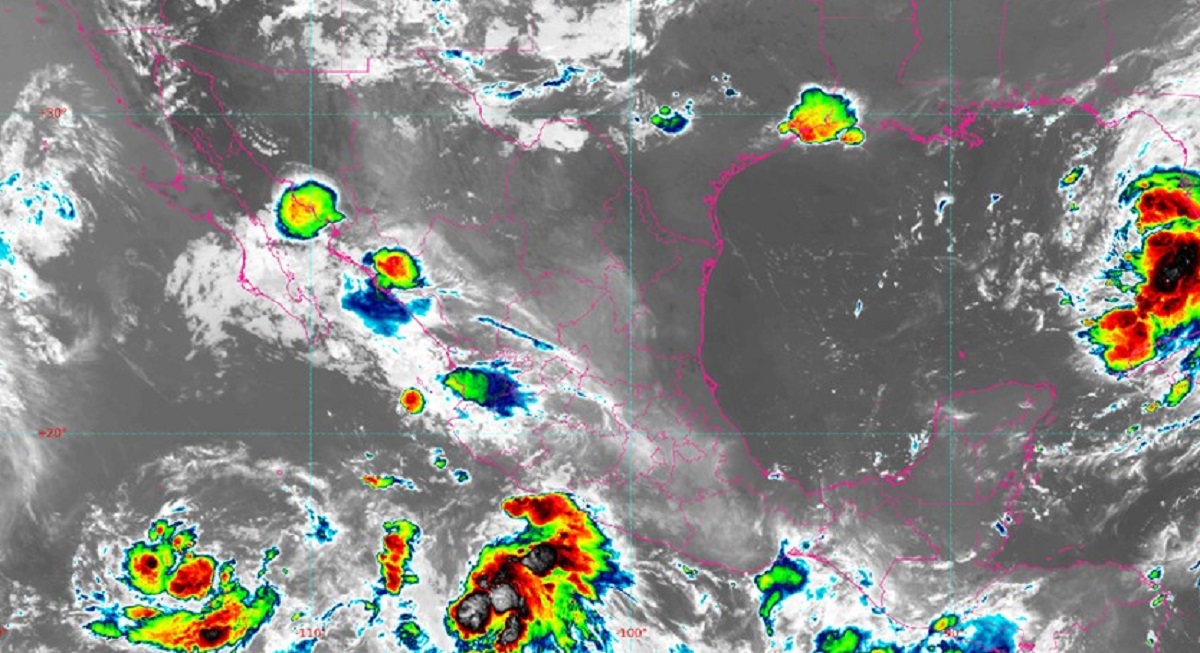 ¡Seguirá sorprendiendo el clima! Lluvias con descargas eléctricas y posible caída de granizo para Sinaloa este domingo
