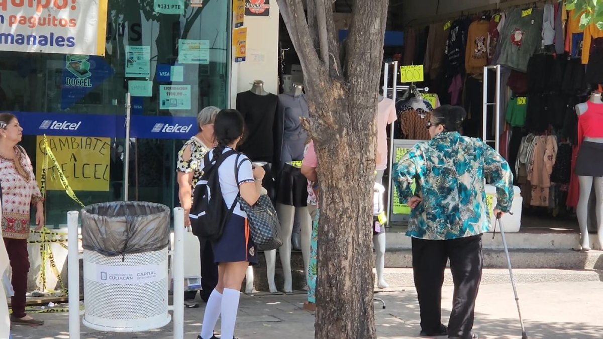 Centro vuelve a la normalidad tras hechos de inseguridad registrados en Culiacán