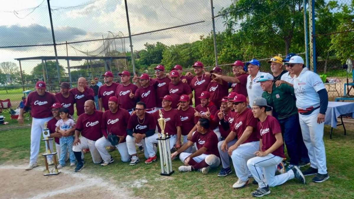 Culiacán es campeón invicto del estatal de beisbol 50 años en la capital sinaloense