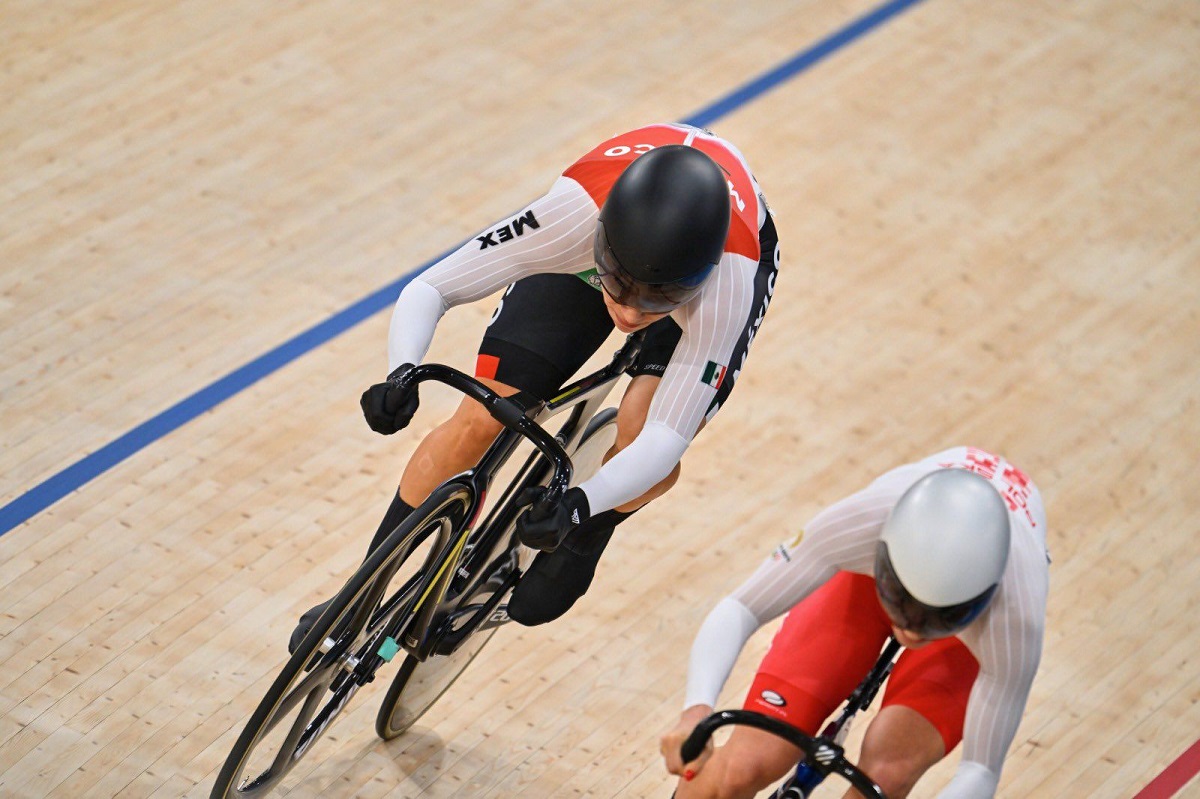 ¡Avanza! La sinaloense Daniela Gaxiola clasifica a cuartos de final en el Keirin de París 2024