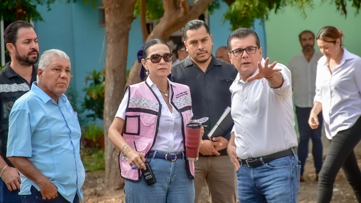 ‘No estamos dando mejoralitos’, asegura alcalde de Mazatlán con trabajos de obra en el Infonavit Alarcón
