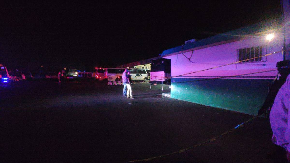 Ejecutan a balazos a un velador en una central camionera de la ciudad de Los Mochis