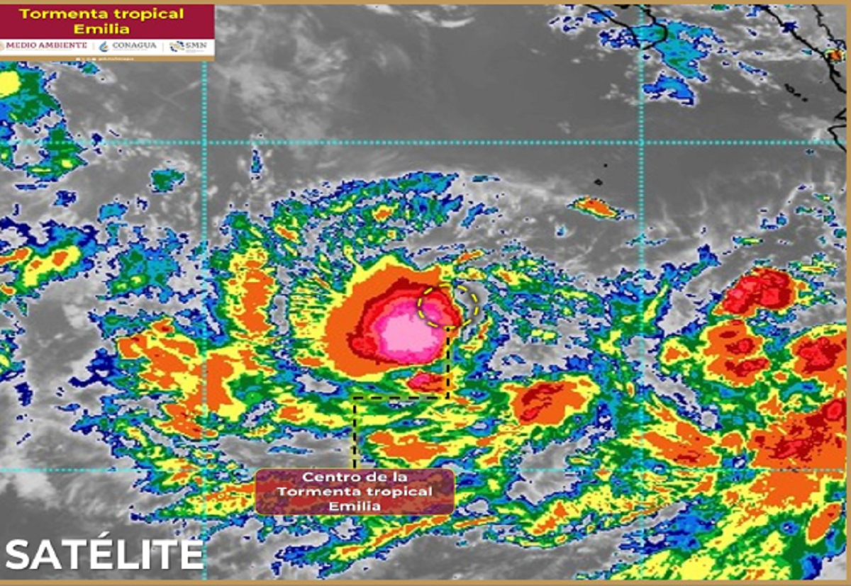 Tormenta tropical Emilia se forma en el Pacífico, ¿Causará lluvias en Sinaloa? esto dice el SMN