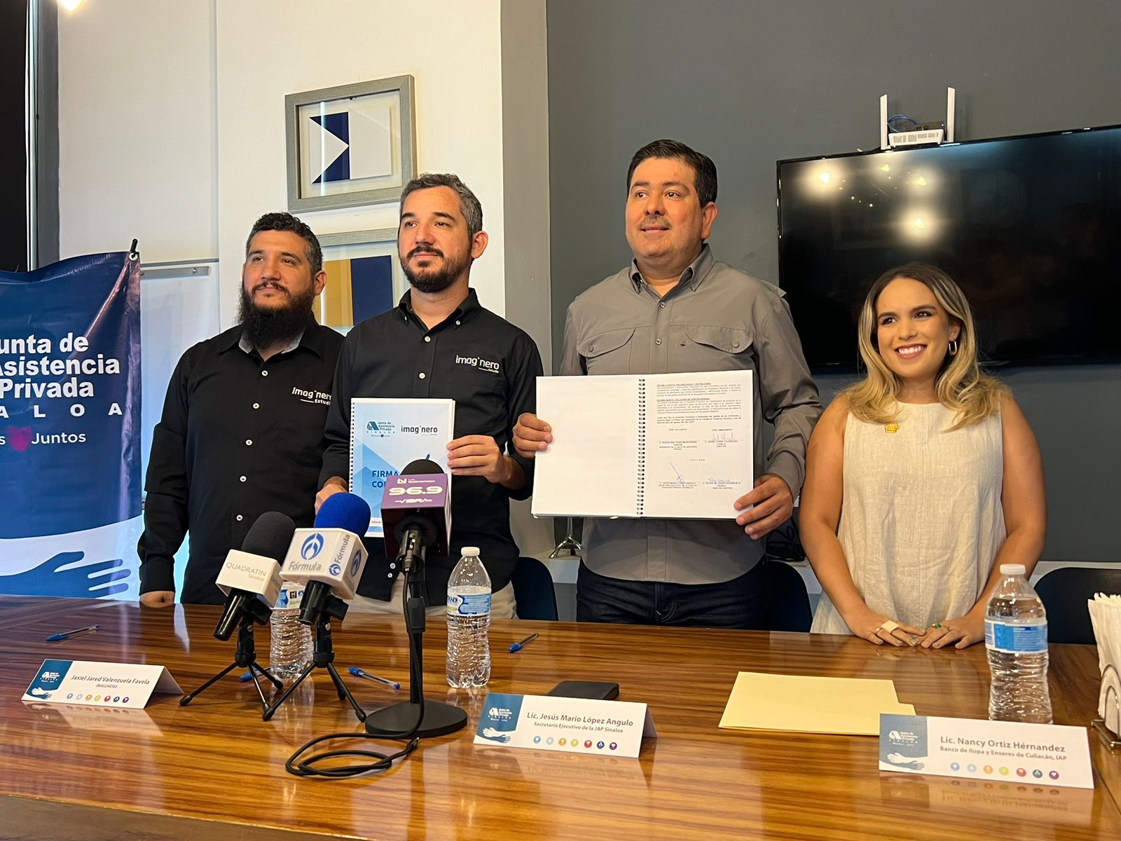 La Junta de Asistencia Privada realiza firma de convenio con Imaginero Studio