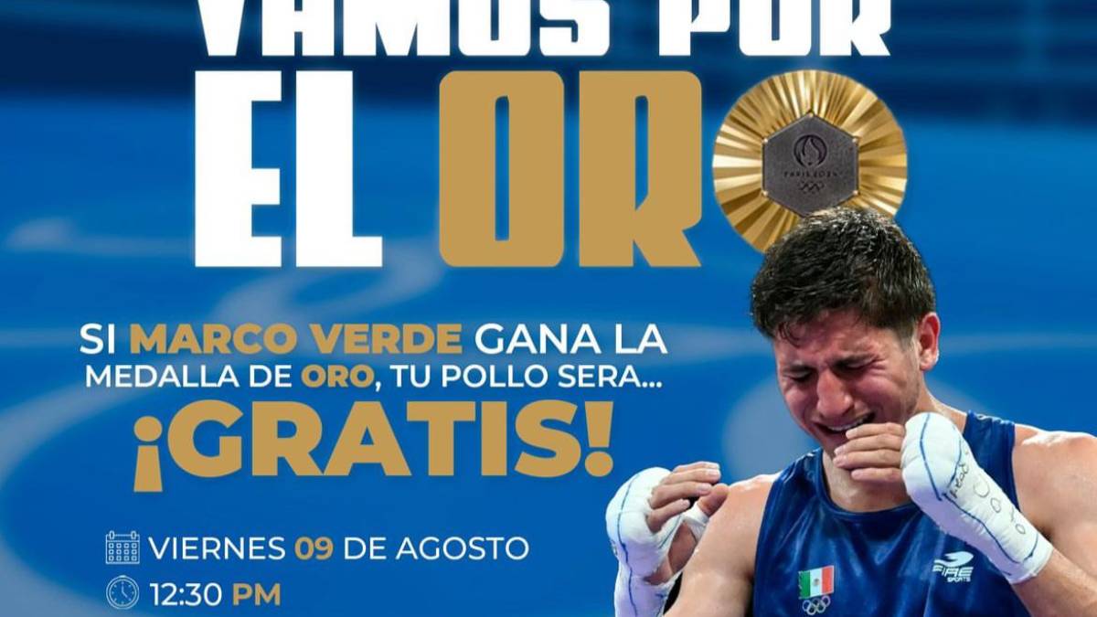 Habrá pollo gratis en El Guayabo si Marco Verde gana oro en box olímpico