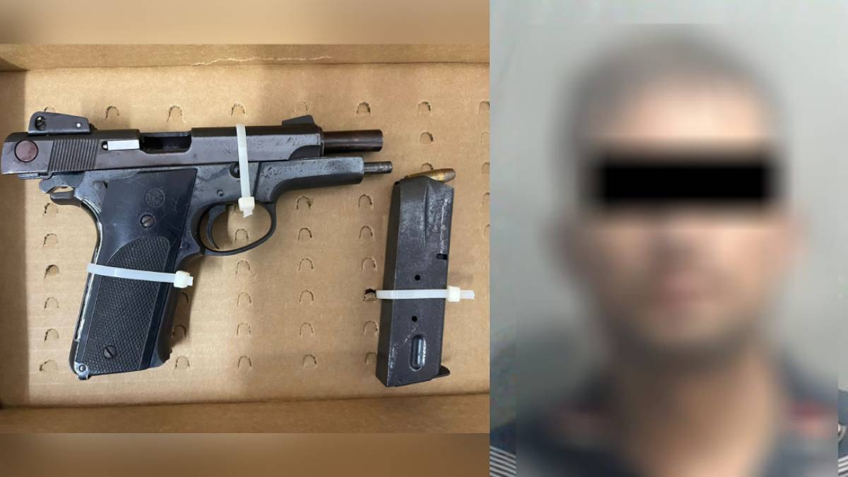 Vio a los policías y corrió; detienen municipales a sujeto empistolado en Alturas del Sur