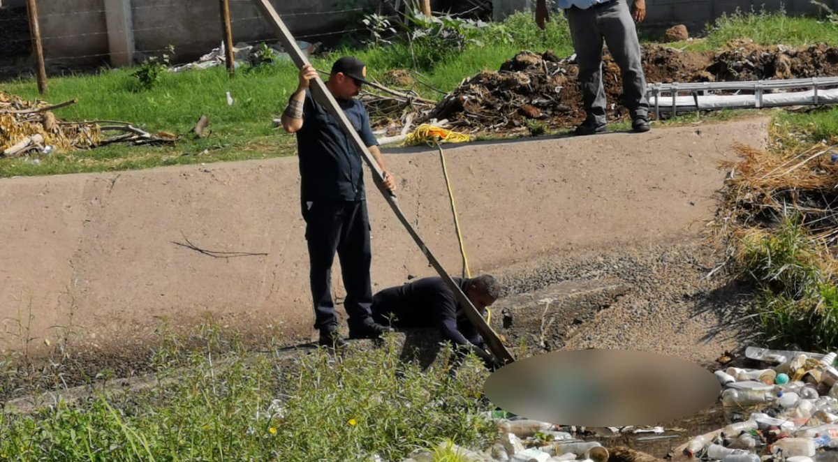 Localizan a un adulto mayor sin vida dentro de un canal en el ejido Cohuibampo, Ahome
