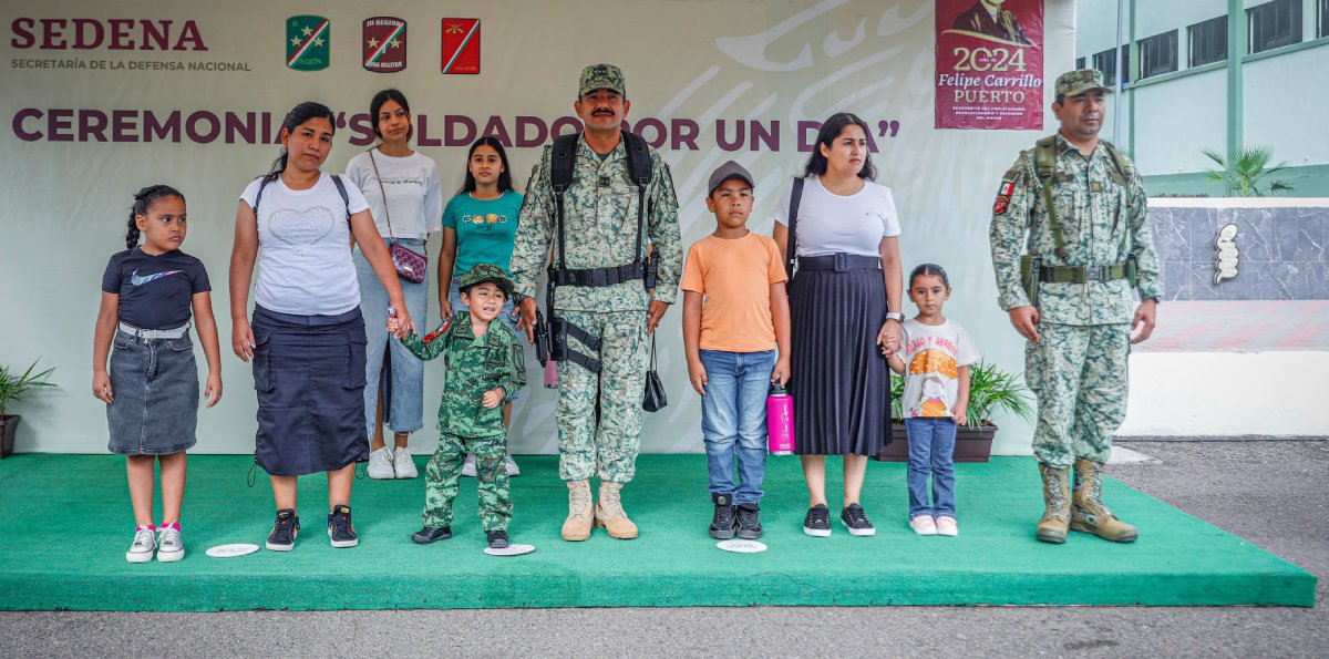 “Los soldados no son malos”: Íker de 5 añitos es autista y cumplió el sueño de ser soldado por un día en Culiacán