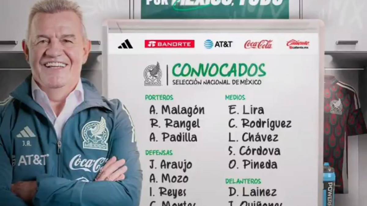 ¡Nunca faltan! Culiacán y Los Mochis, presentes en la convocatoria de Javier Aguirre para juegos amistosos de la selección mexicana