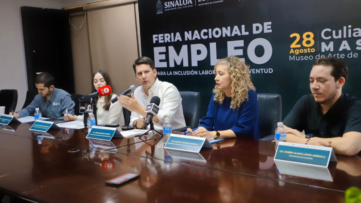Feria Nacional de Empleo para la Juventud llega a Culiacán con más de 900 vacantes