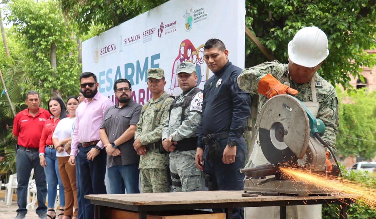 Listos módulos de Desarme Voluntario en Mazatlán, Rosario, Escuinapa, Concordia, San Ignacio y Elota