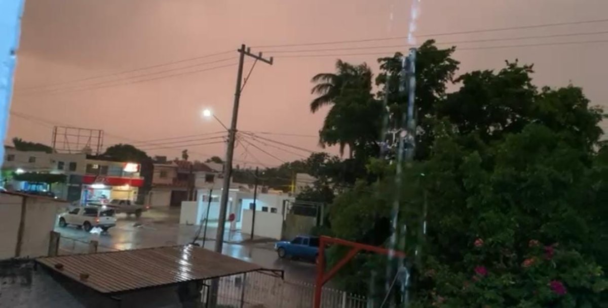En algunas partes mucho y en otras nada; así la lluvia del miércoles en Guasave