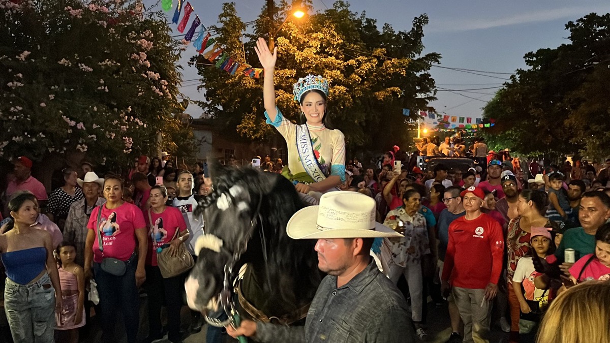 ¡Gran recibimiento! Llega a Guasave Maryely Leal, la ganadora de Miss México 2024