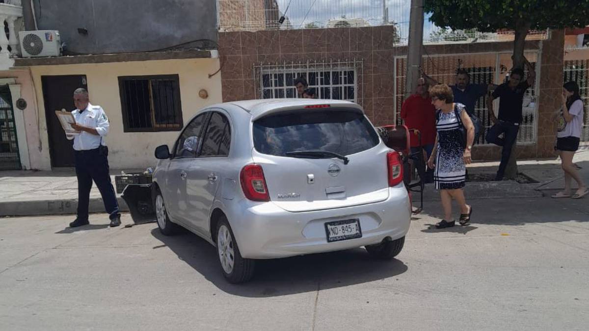 Menor de 15 años embiste a motociclista en Guasave y lo manda al hospital