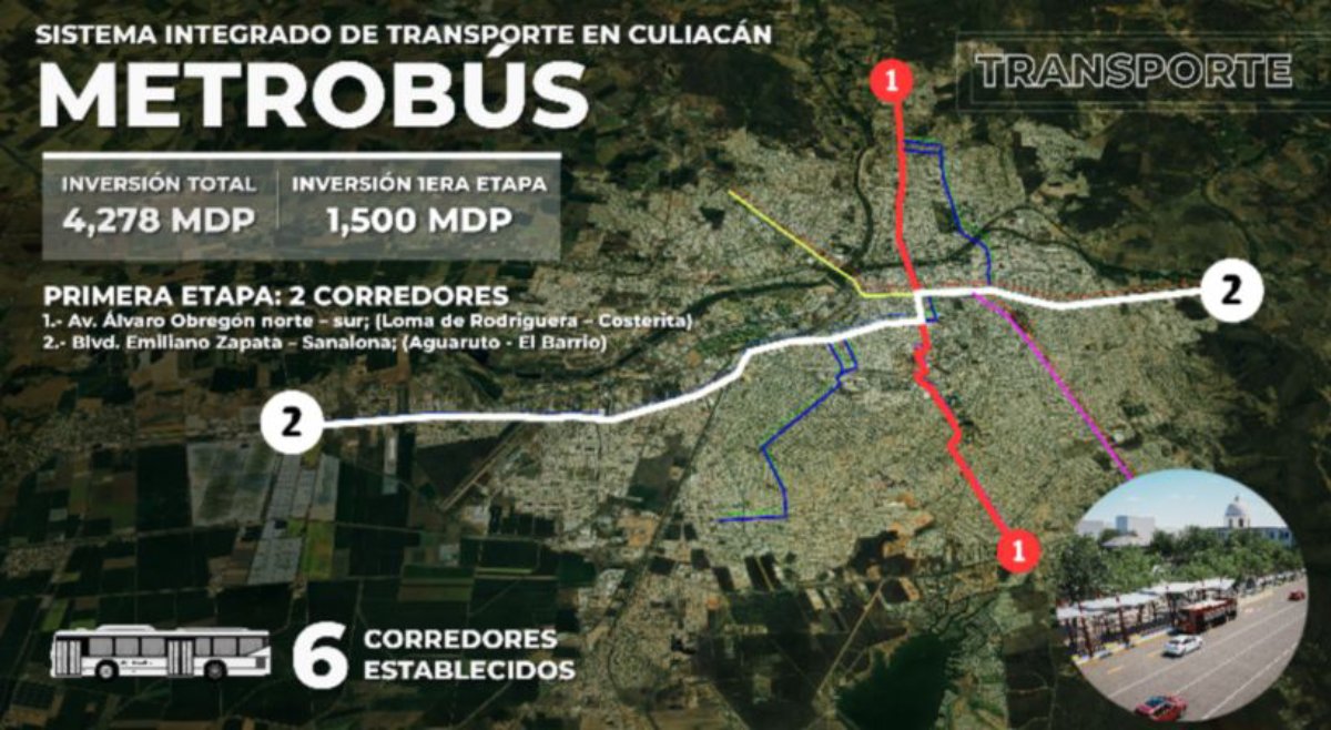 Rocha Moya ya le presentó el proyecto del metrobús a Claudia Sheinbaum: Gámez Mendívil