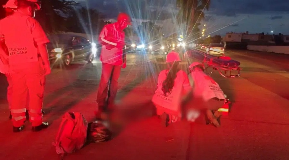 Motociclista resulta lesionado en accidente en Mazatlán