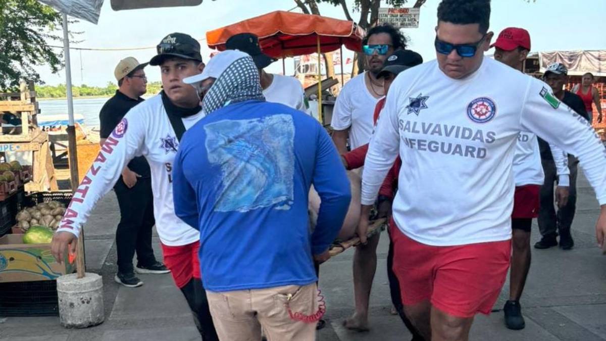 Muere turista en las playas de la Isla de la Piedra tras ser arrastrado por la corriente en Mazatlán