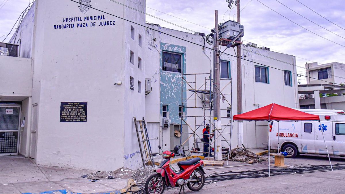 Atenderán al Hospitalito Margarita Maza de Juárez con nueva subestación eléctrica y mejor drenaje