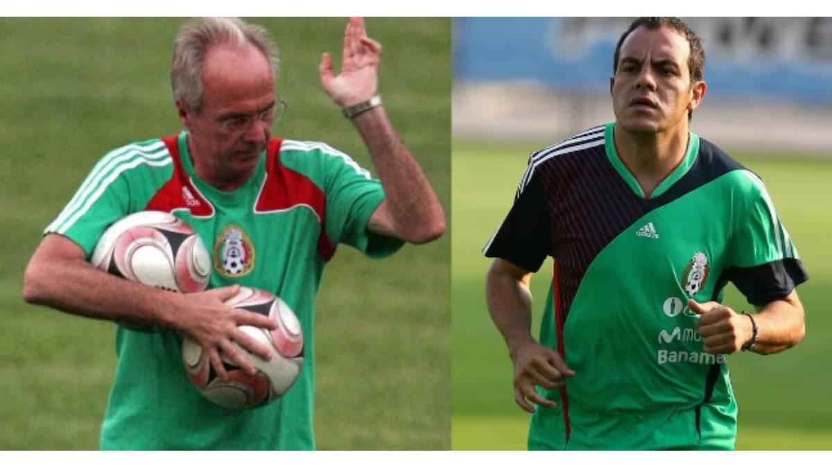 ¡Pa’ fuera! Cuando Sven-Göran Erikson puso en su lugar al gran Cuauhtémoc Blanco