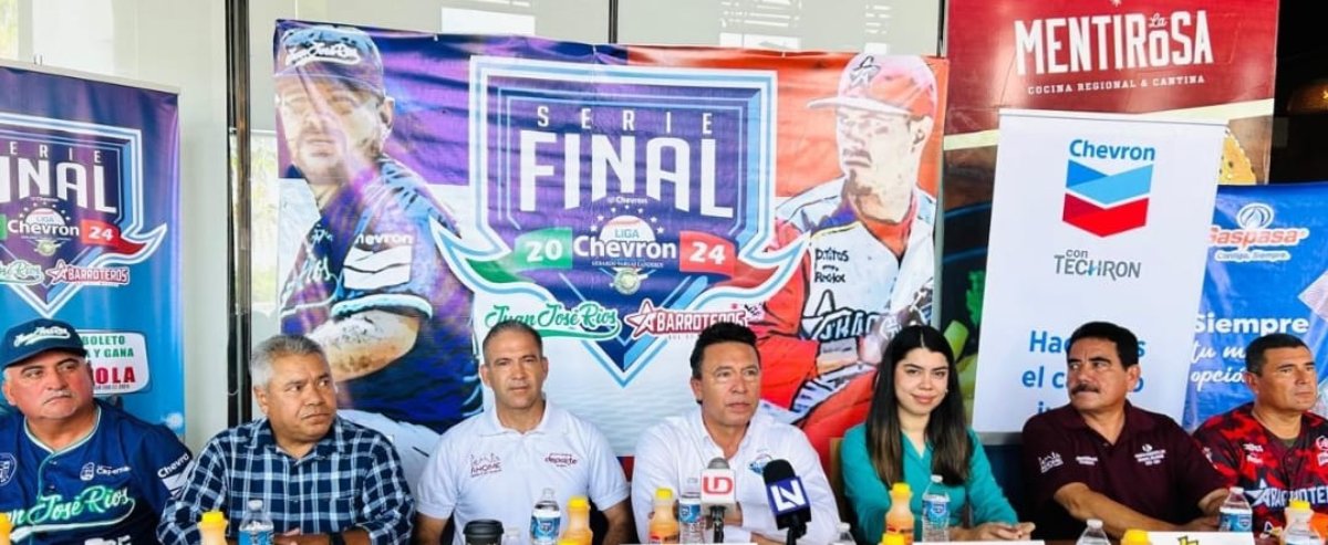 Presentan oficialmente la final 2024 de la Liga Chevron-Clemente Grijalva
