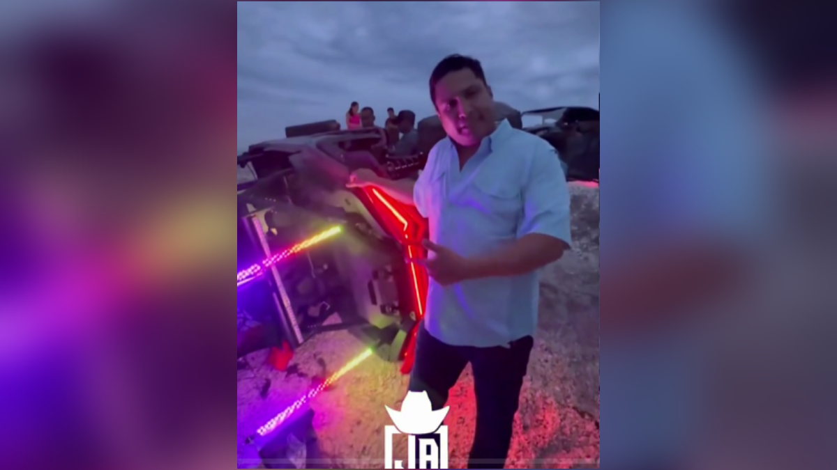 Video viral: Razer ‘Casimerito’ de Julión Álvarez sufre volcadura