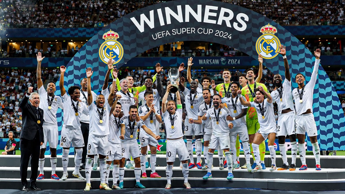 El Real Madrid y Kylian Mbappé son campeones de la Supercopa de la UEFA