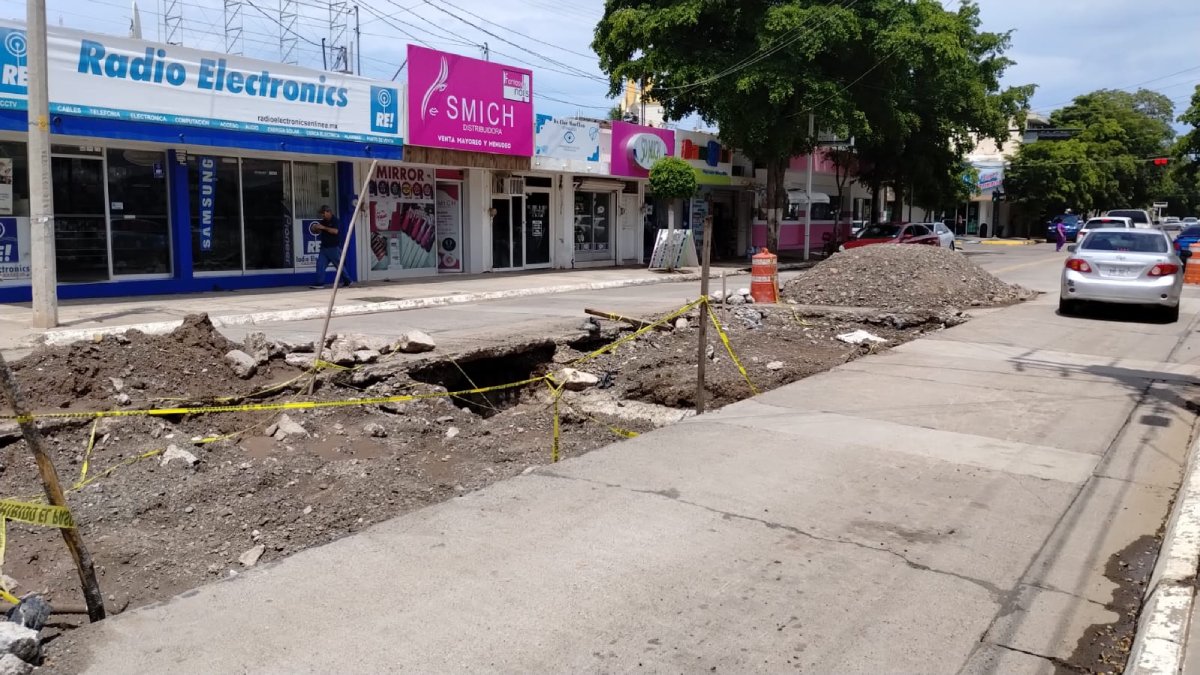 Lluvias retrasan reparación de la Cuauhtémoc, en Guasave; esta semana queda
