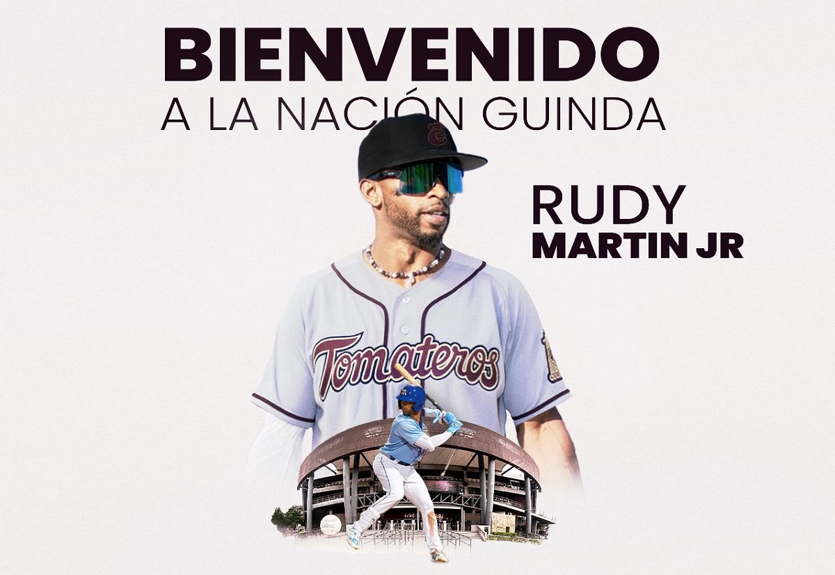 Los Tomateros de Culiacán anuncian a Rudy Martin como refuerzo extranjero