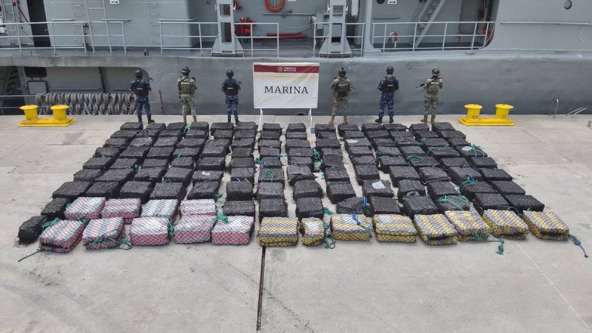 Megadecomiso | ¡El más grande del sexenio! Marina incauta 7.2 toneladas de cocaína en Colima y Michoacán