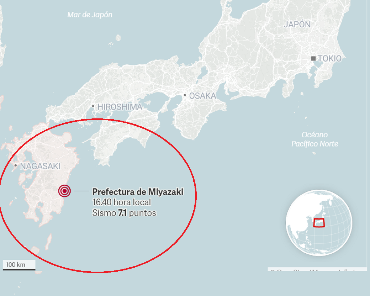 VIDEOS: Alerta de tsunami tras potente terremoto de magnitud 7.1 en Japón
